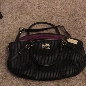Coach leather bag